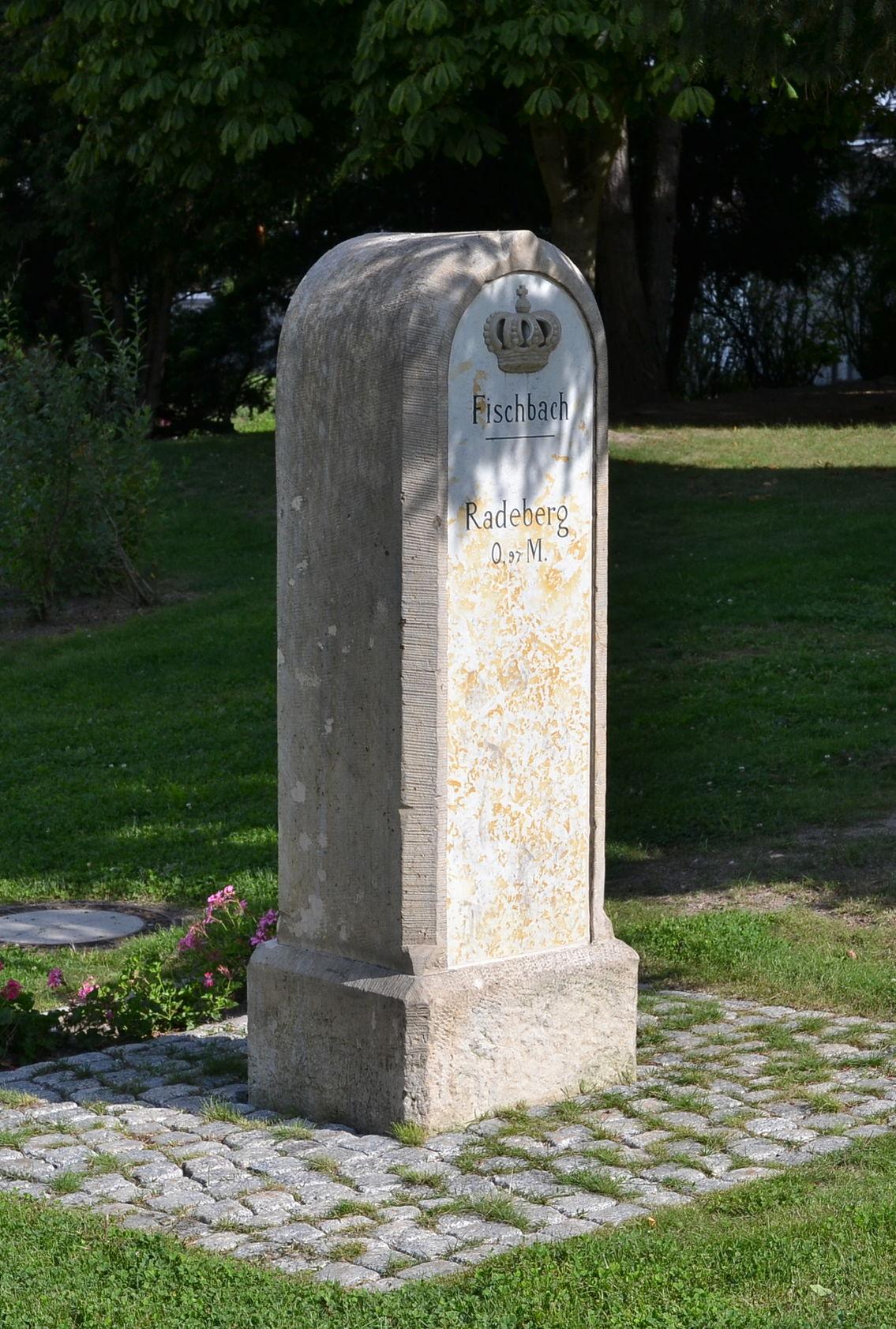 Koniglich sachsischer Meilenstein